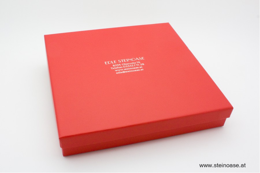 Schmuck - Etui Groß für Set 165x165 Rot